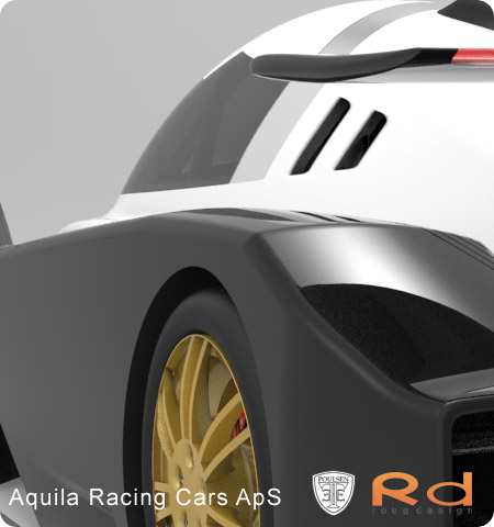 Aquila adamo, designkonkurrencer, roug, poulsen design, dansk design, bildesign, autodesign, racerbil, motorsport